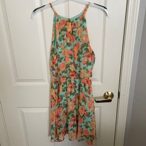 Floral sun dress by Lush.